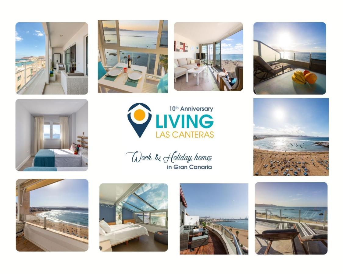 לאס פאלמס דה גראן קנאריה Living Las Canteras Homes - Bright Beachfront מראה חיצוני תמונה